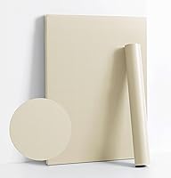 Vista 43 de Dimoon 236''x17.7'' White Thicken Peel and Stick Wallpaper Contact Paper Modern Self Adhesive Wall Paper Removable Renter Friendly Textured Solid