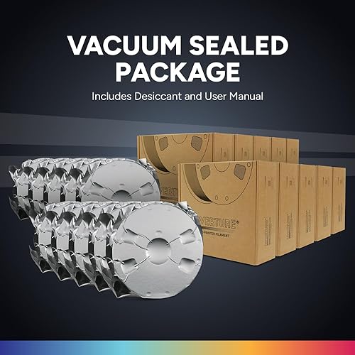 Vista 136 de Overture Petg - Filamento de 0.07 pulgadas con superficie de construcción 3D 7.87 x 7.87 pulgadas, consumibles para impresora 3D, carrete de 2.2 2.2