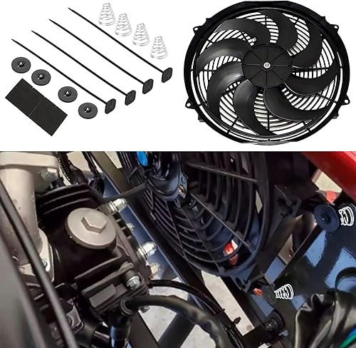 Miniatura 7 de Linkstyle Kit de montaje de ventilador de radiador eléctrico varillas de plástico universales para ventilador de refrigeración que se empuja a