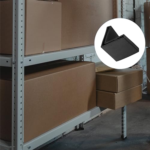 Miniatura 3 de Almohadillas angulares de hierro para muebles (1.772 in1.77 pulgadas), 4 unidades, cubiertas de pie de PVC en forma de L - para pies de muebles,