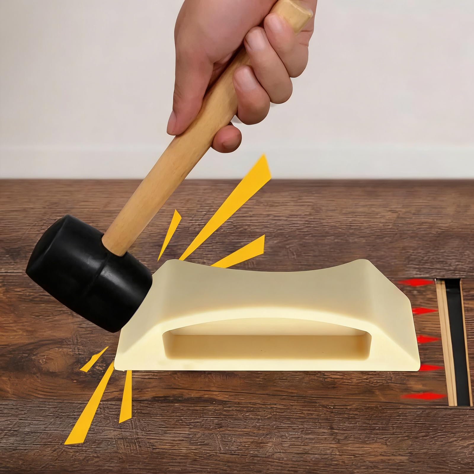 Herramienta de fijación de suelo de alta resistencia profesional con ventosa para reparación de madera laminada de madera laminada, herramienta de reparación de diferencias