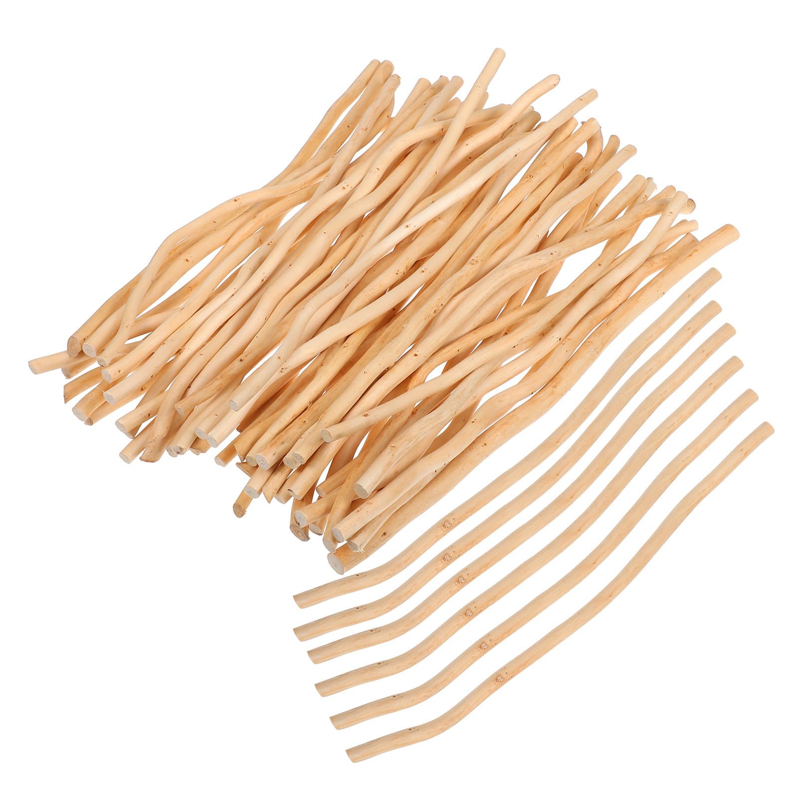 Toddmomy 100 Piezas Palitos de Ramitas de Madera para Manualidades y Decoración Rústica, Material Natural Adecuado para Salones y Jardinería