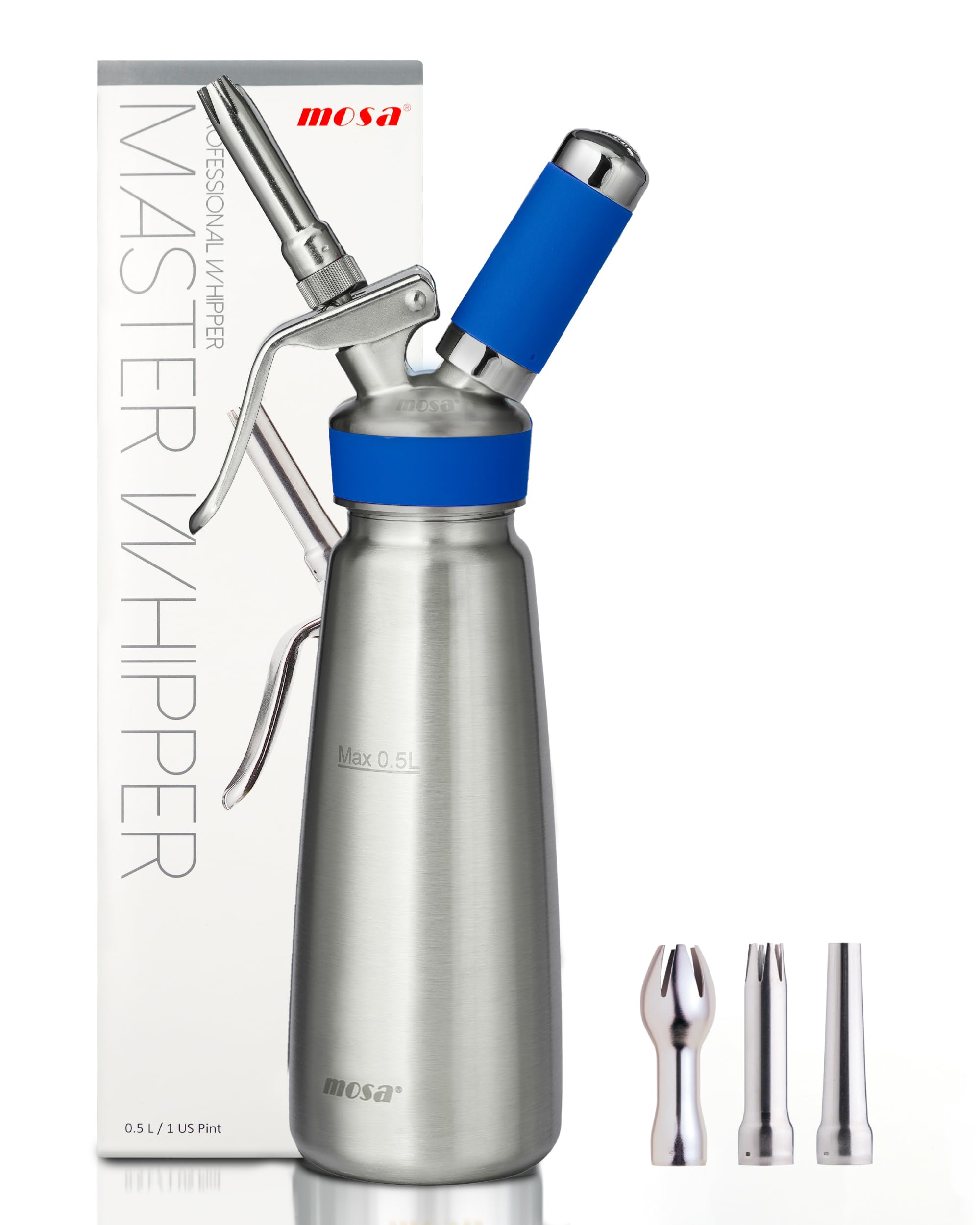Mosa Professional Stainless Steel Whipped Cream Dispenser