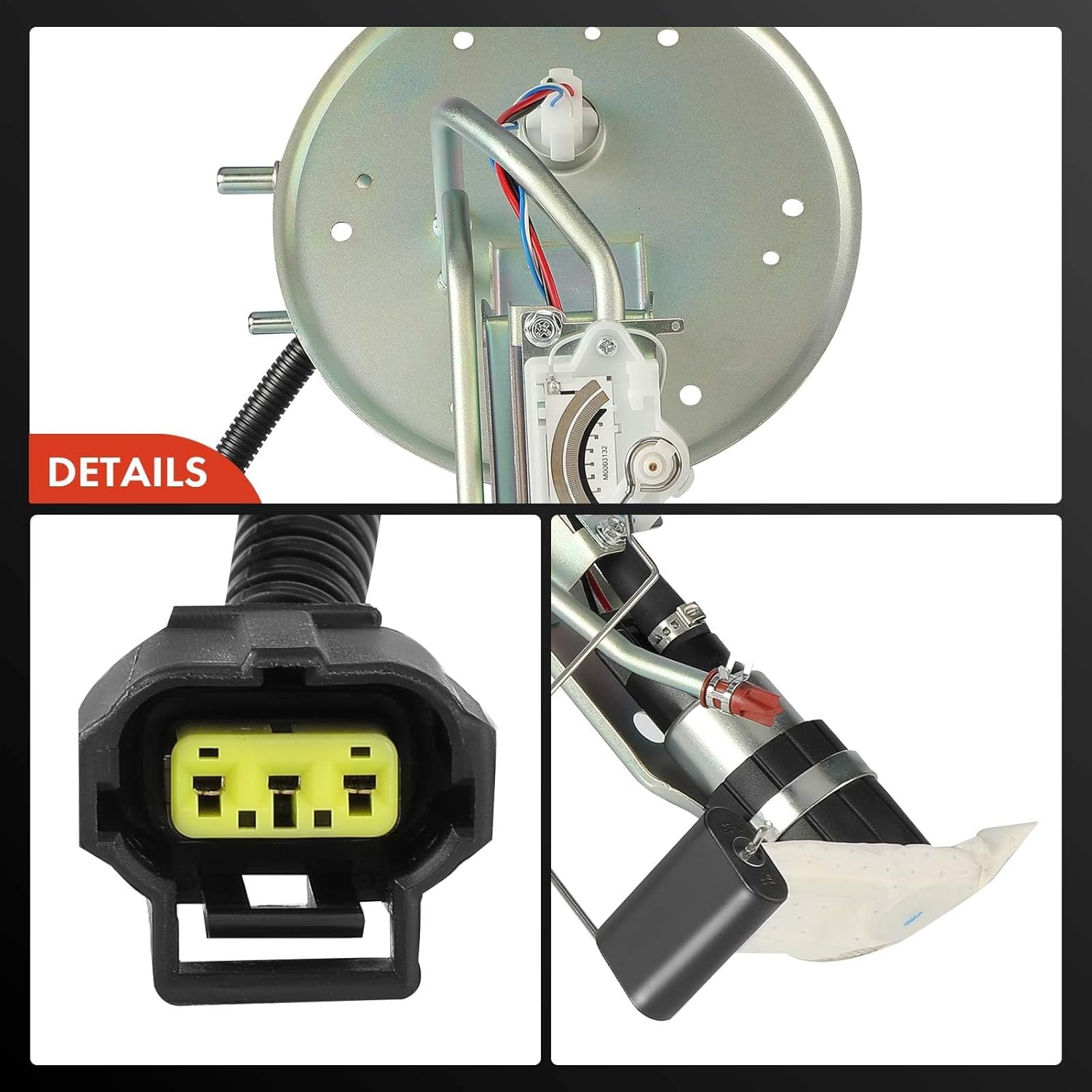 A-Premium Electric Fuel Pump Assembly with Sending Unit Compatible with Ford Crown Victoria & Lincoln Town Car & Mercury Grand Marquis, 1998 1999 2000, V8 4.6L