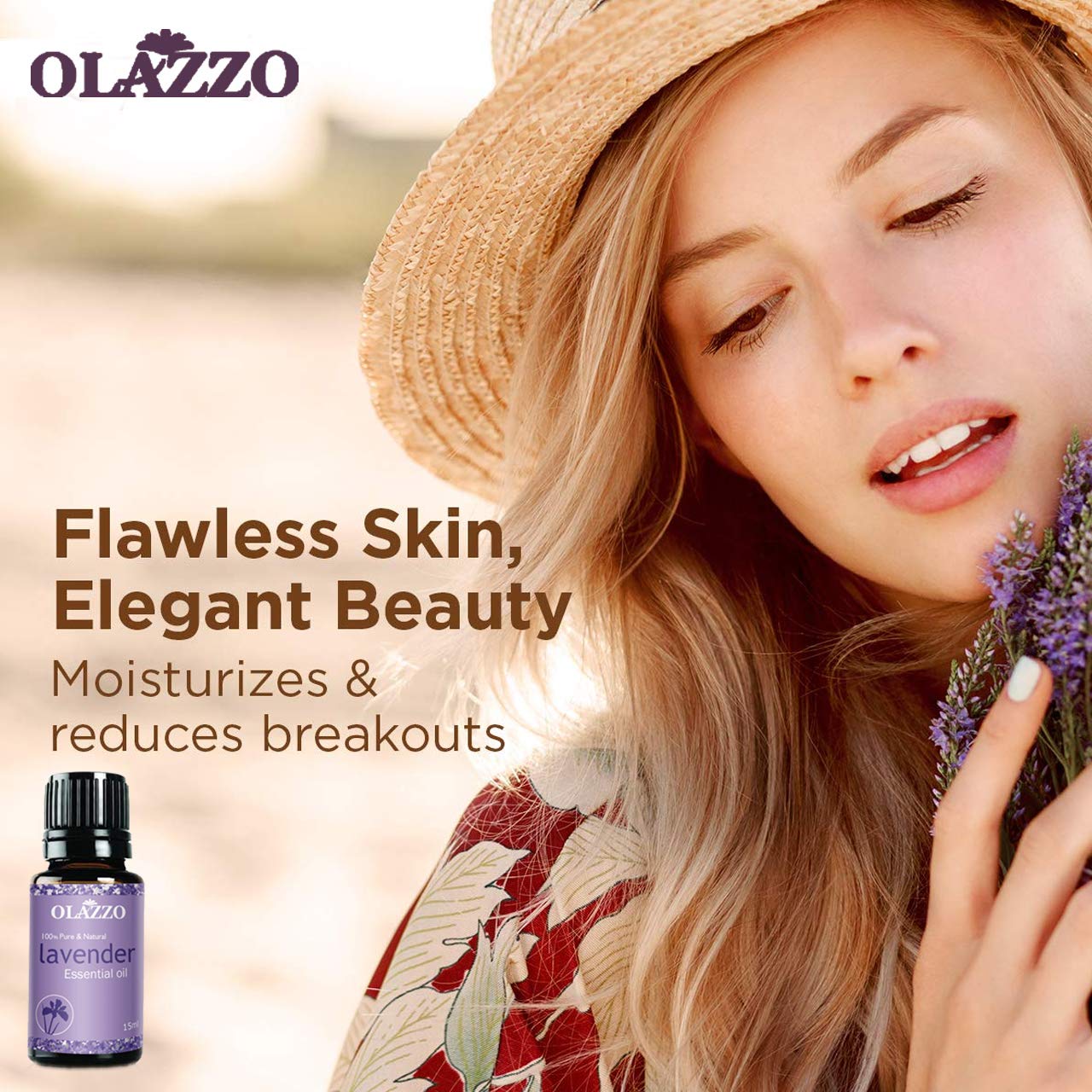 Lavender Essential Oil 15ml | Pure & Natural Oil for Hair | Skin | Scalp | Massage | Diffuser and Relaxing Aroma Lavender Essential Oil 15ml | Pure & Natural Oil for Hair | Skin | Scalp | Massage | Diffuser and Relaxing Aroma