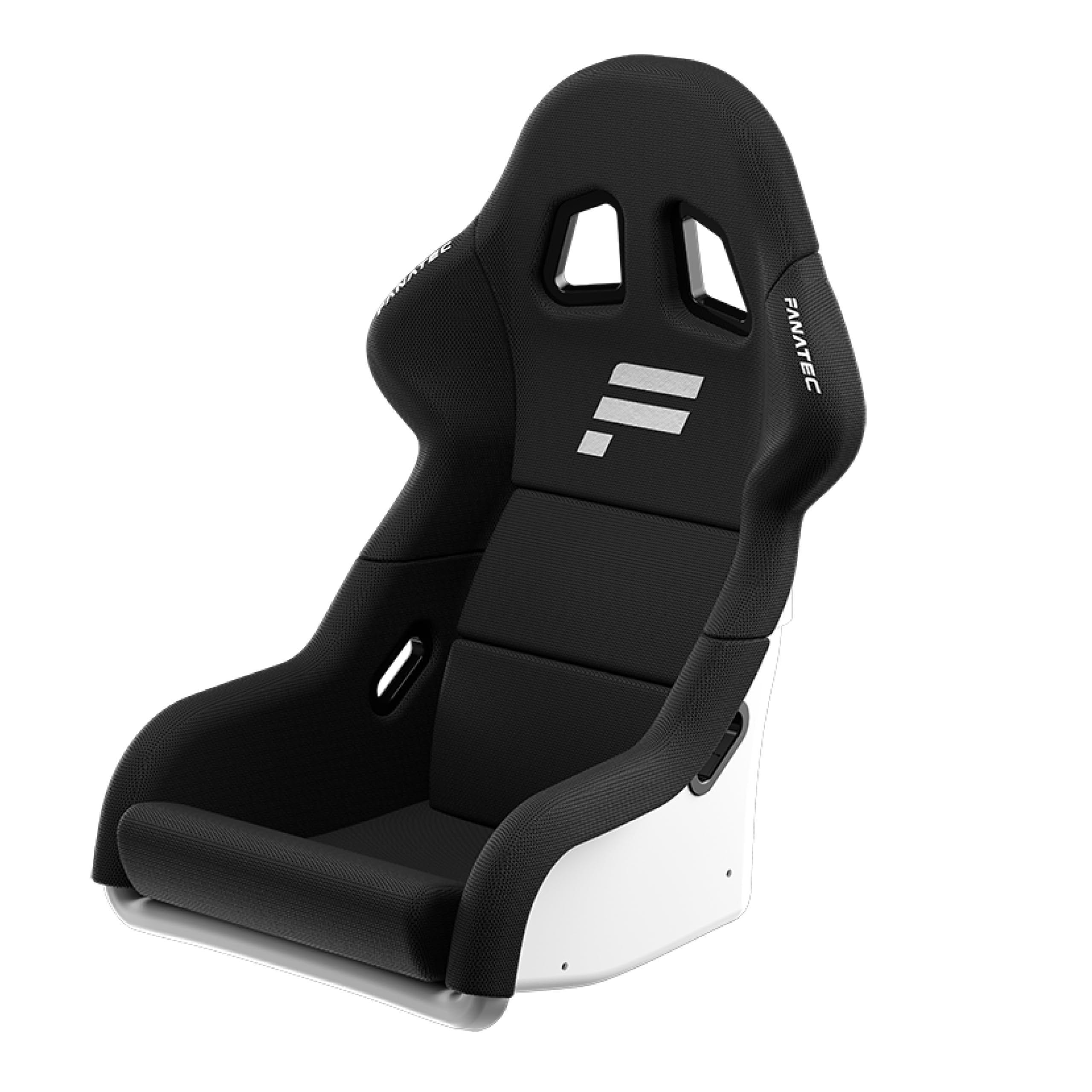 Fanatec ClubSport GT Sim Racing Cockpit Seat Rigid and Durable Fiber-Reinforced Shell Padded Foam Breathable Fabric Lumbar Support