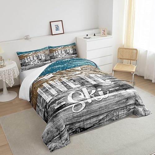 Miniatura 32 de Castle Fairy Juego de edredón de hongos, tamaño matrimonial, juego de ropa de cama de 3 piezas para decoración de habitación de niños y niñas, juego