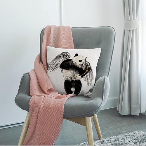 Miniatura 9 de HGOD DESIGNS Beetles - Funda de almohada, decorativa, diseño de escarabajo, acuarela, hexápodo, insecto, algodón, lino, para exteriores, interiores,