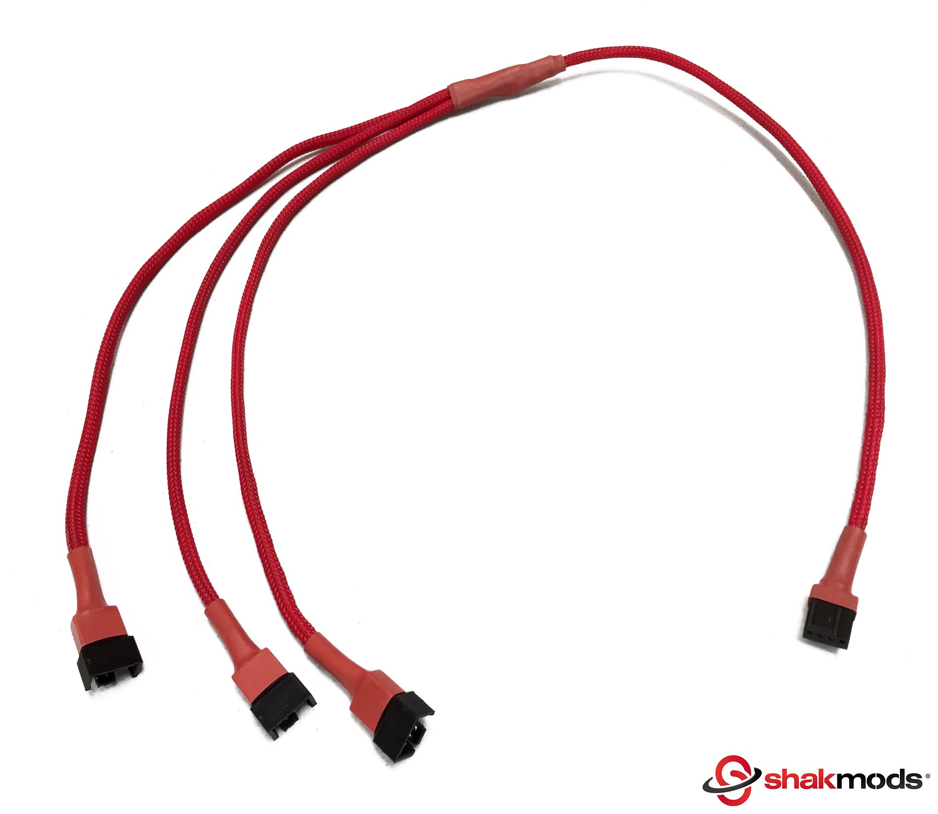 YACSEJAO Cavo Splitter Per Ventola PWM A 4 Pin Con Maniche - Foto 3