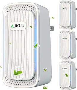 4 Pack Plug-In Negative Ion Air Purifiers - Quiet, Filterless, Portable for Home & Office