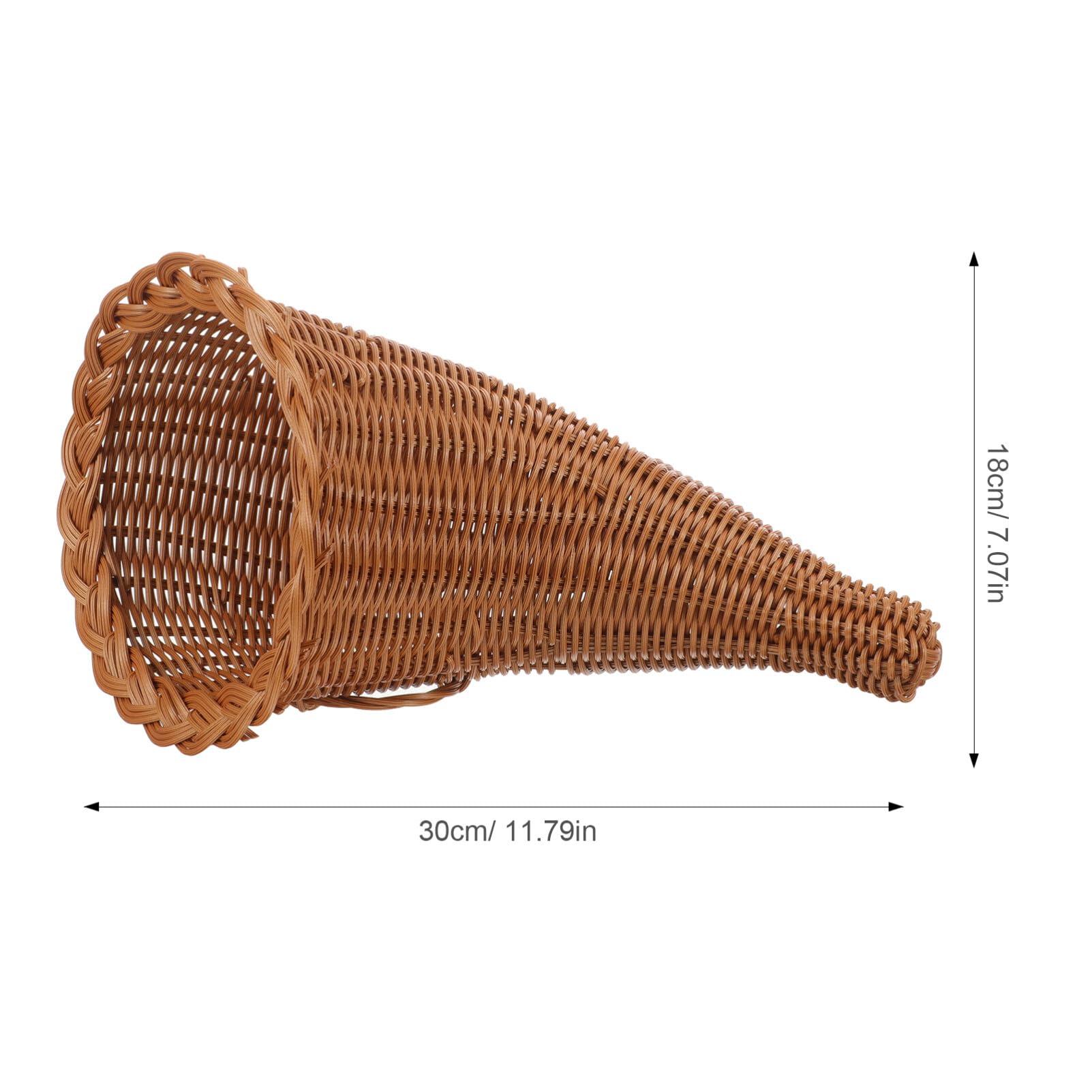 VOSAREA Cesta De Pan Tejida Mano Decorativa y Multifuncional para Almacenamiento Cocina y Comedor