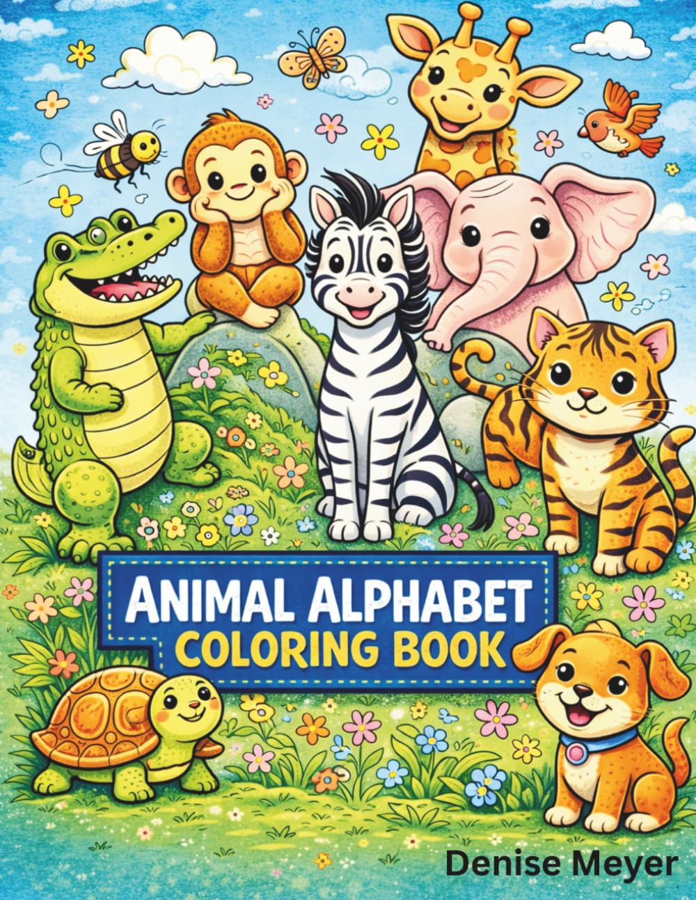 A-Z Animal Coloring Book