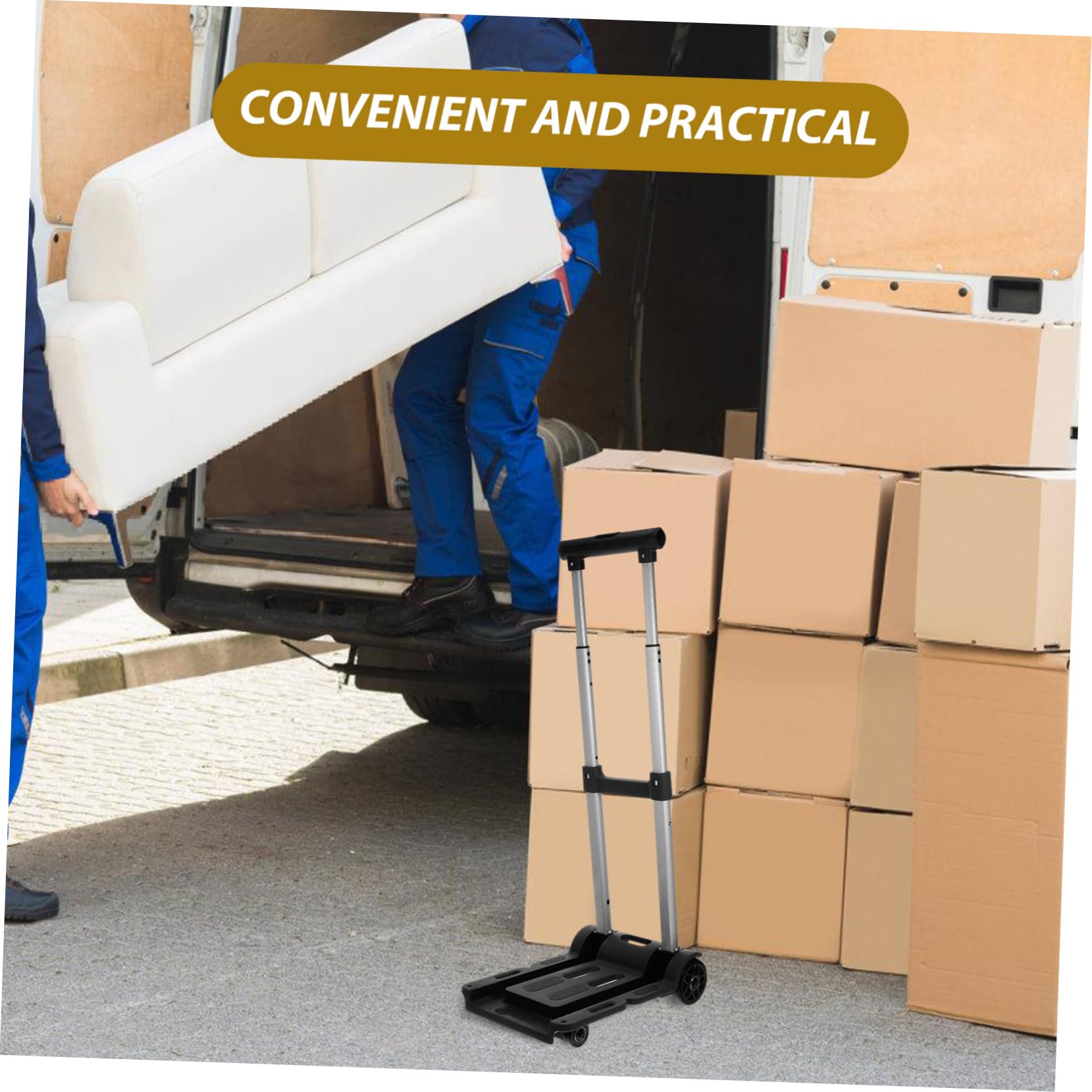 Carrello Pieghevole Per Aeroporto Carrello Portatile Per Seggiolino Auto Per Viaggio Per Hotel Multifunzionale Per Auto