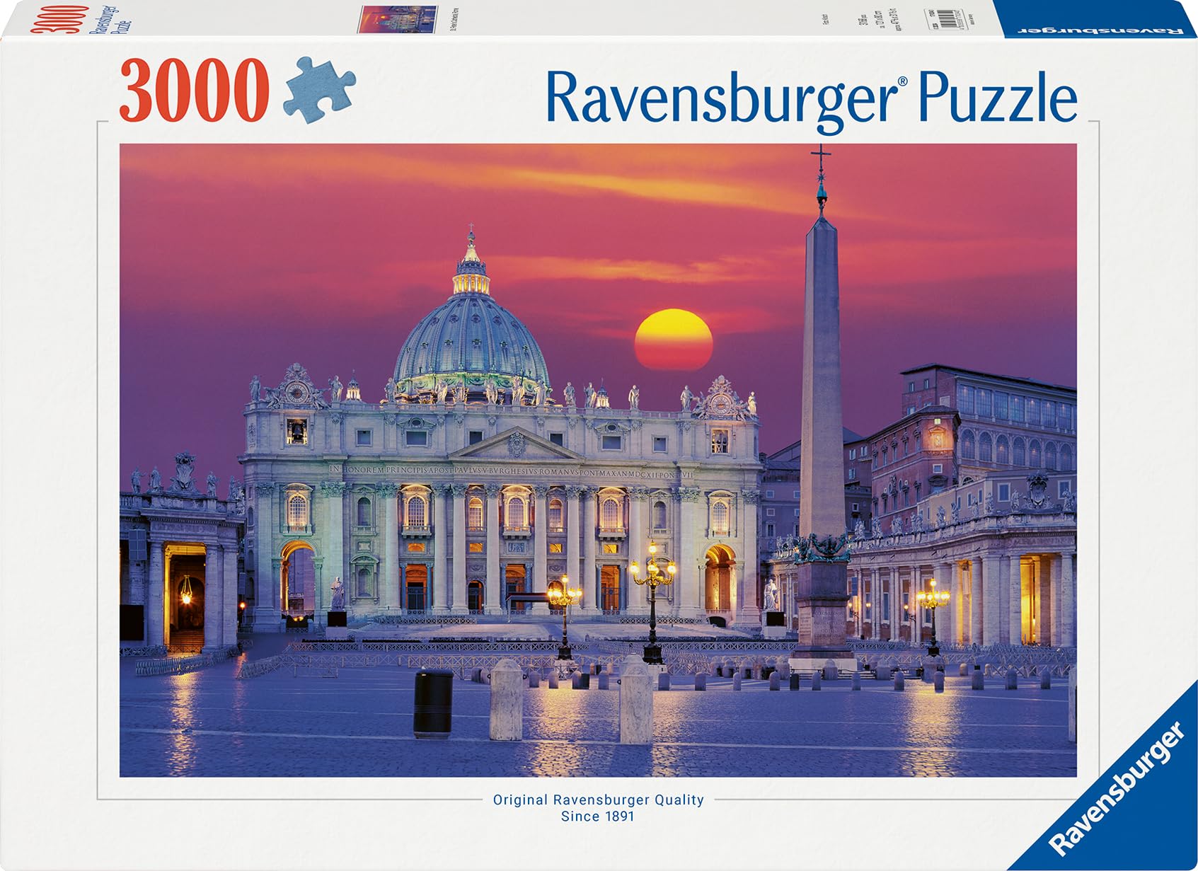 Ravensburger - 17034 - Puzzle - Basilique St pierre,Rome - 3000 Pièces
