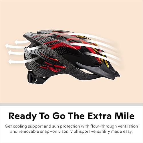 Miniatura 2 de Schwinn Thrasher Child Lightweight Bike Helmet Dial Fit Adjustment Multiple Colors