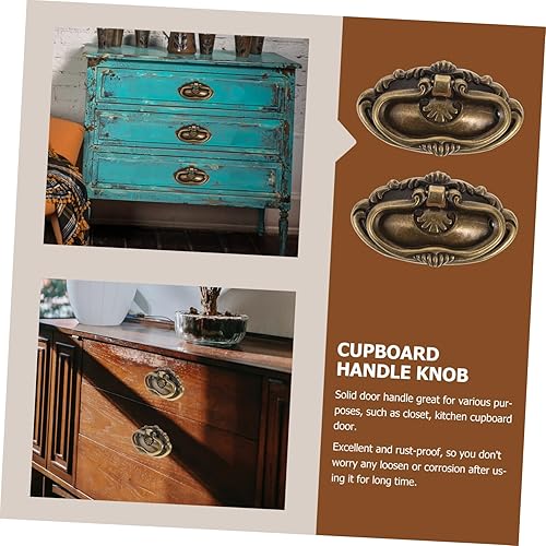 Miniatura 2 de OSALADI 5 juegos de manijas de cajón para muebles, pomos de armario, cajón, manija de armario, tiradores de cajón vintage, tiradores de cajón de