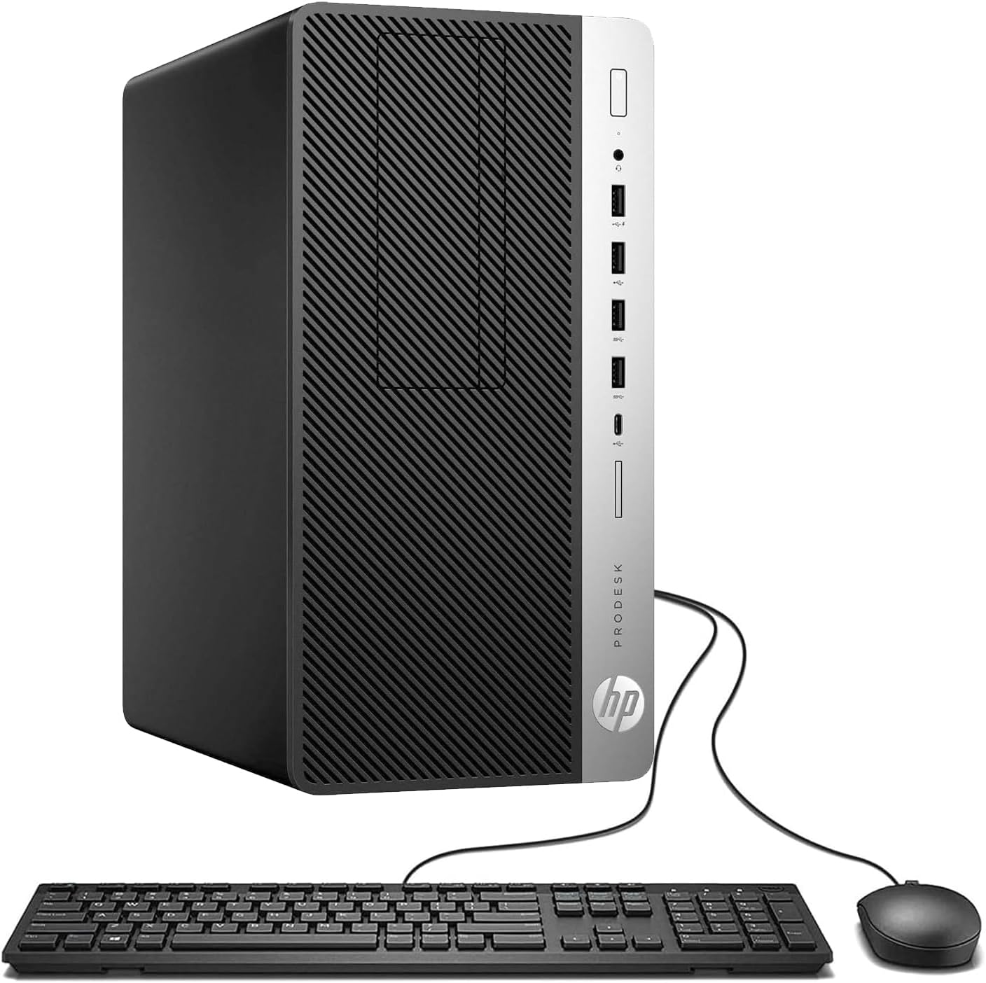 HP ProDesk 600G4 Tower Desktop Computer | Intel i7-8700 (3.4) | 32GB DDR4 RAM | 500GB SSD Solid State | Wi-Fi 5G + Bluetooth | Windows 11 Professional | Home or Office PC (Renewed)