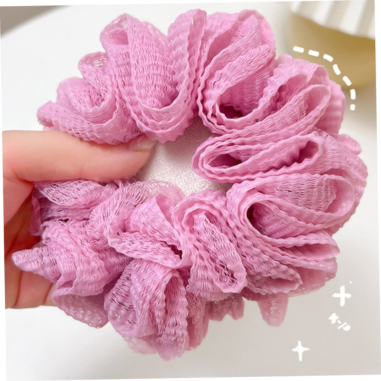 FRCOLOR 6 Piezas bola de baño de helado esponja exfoliante de lufa esponja vegetal para niños esponjas esponja de ducha esponja vegetal reutilizable lindo toallita de baño depurador Maleza