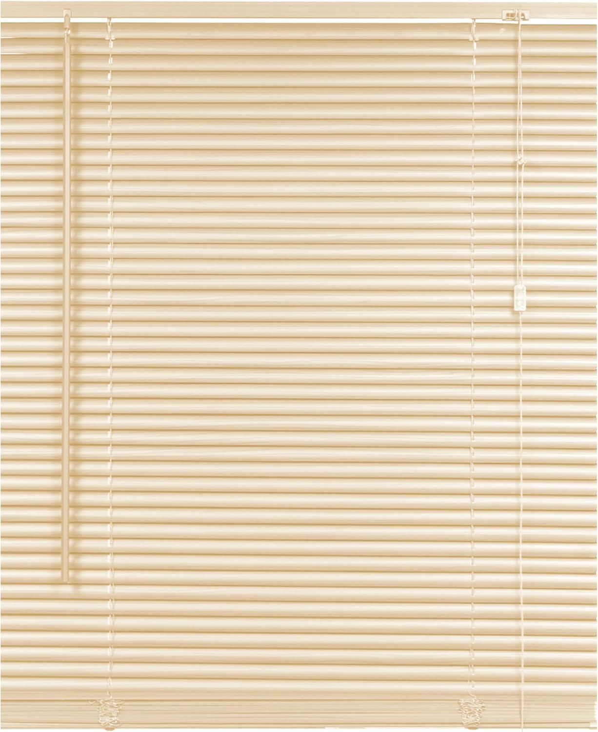 REHAN & CO PVC Wooden Grain Venetian Blinds 25mm Slats - Made to Measure Wood Effect Windows Blind, Easy Fit Child Safe Shutters for Home & Office (Natural, 90W x 213H cm)