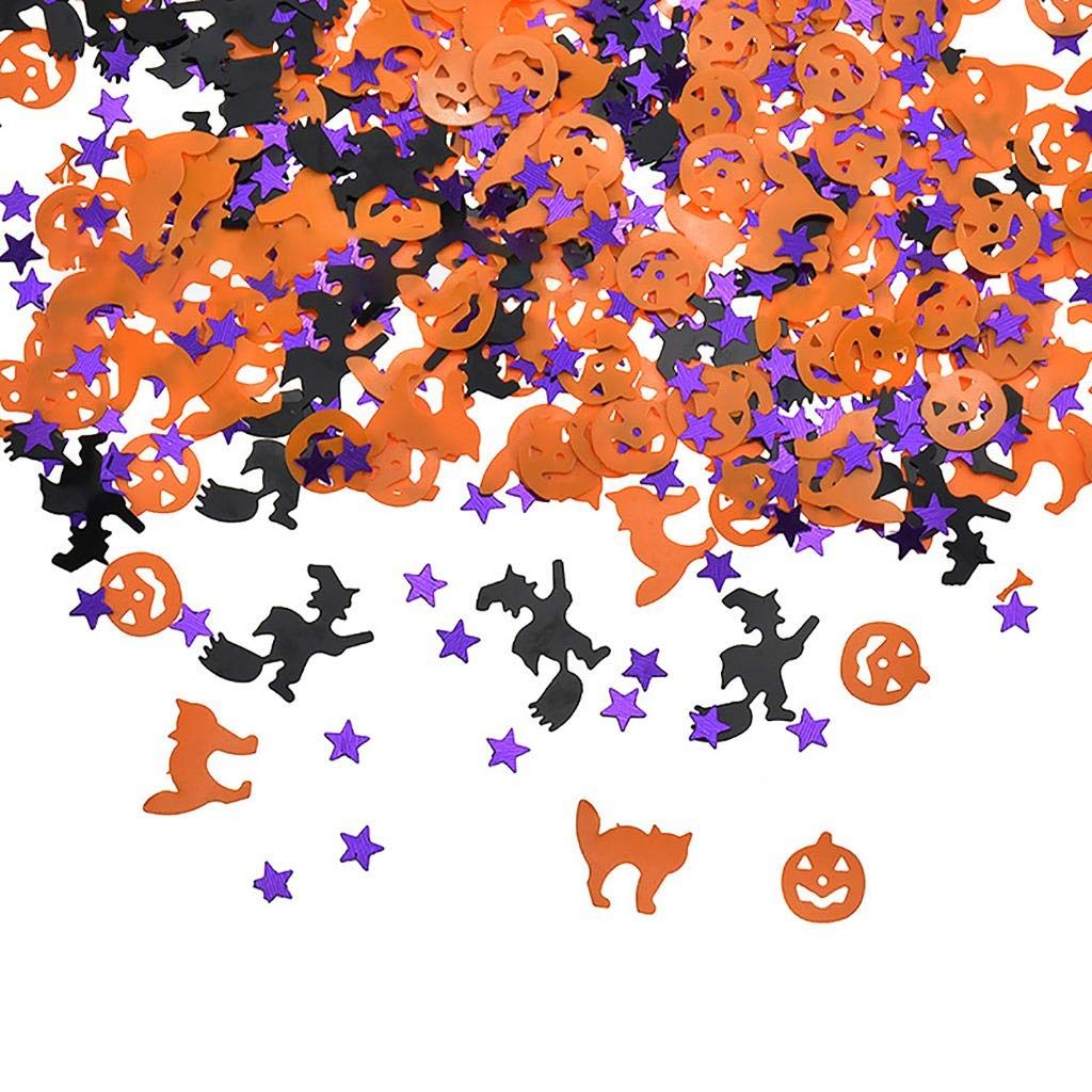 Buy JiaUfmi 30g Halloween Confetti Pumpkin Witch Ghost Bat 6mm Blue