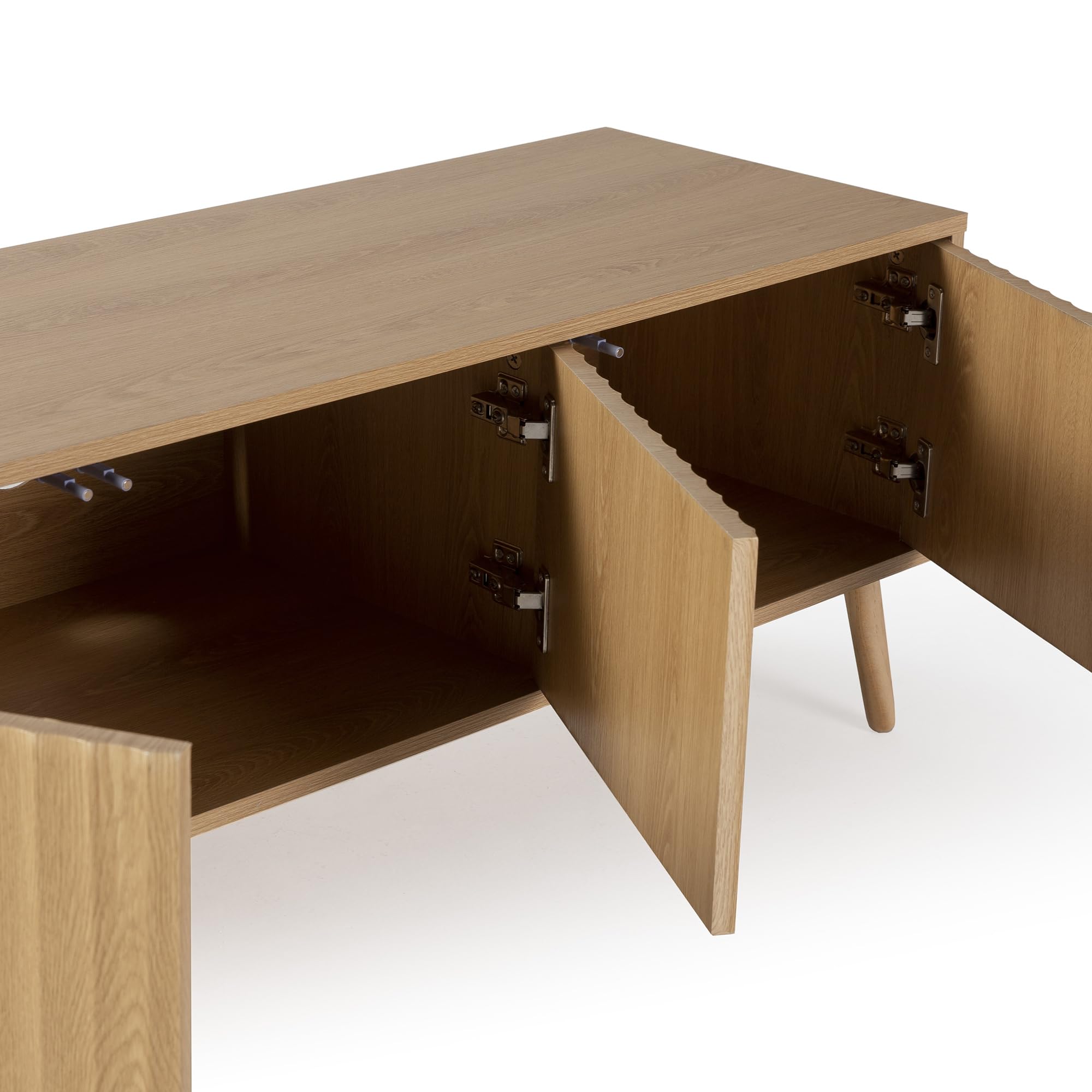 Cordoba - TV-Meubel met 4 deuren - Eiken - 200x40x55 cm