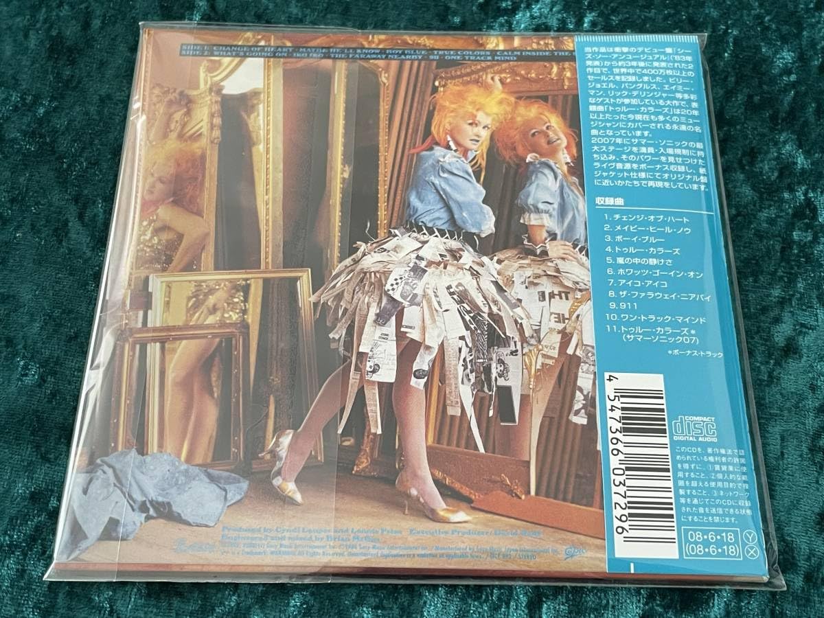 Cyndi Lauper 紙ジャケットCD bonustracks 紙ジャケット 3タイトル