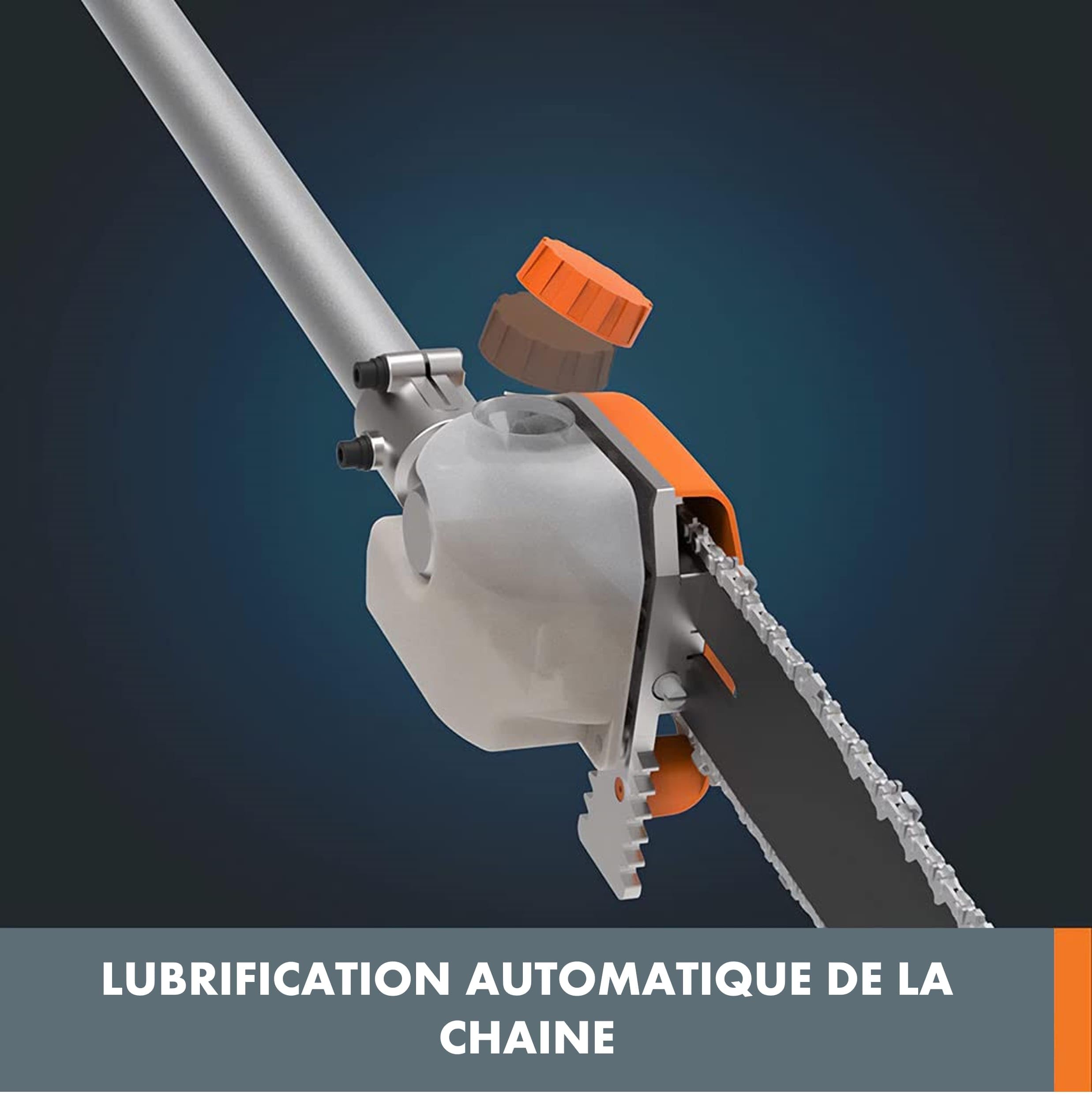 WORX Tête élagueuse DriveShare WA0222 guide 25 cm