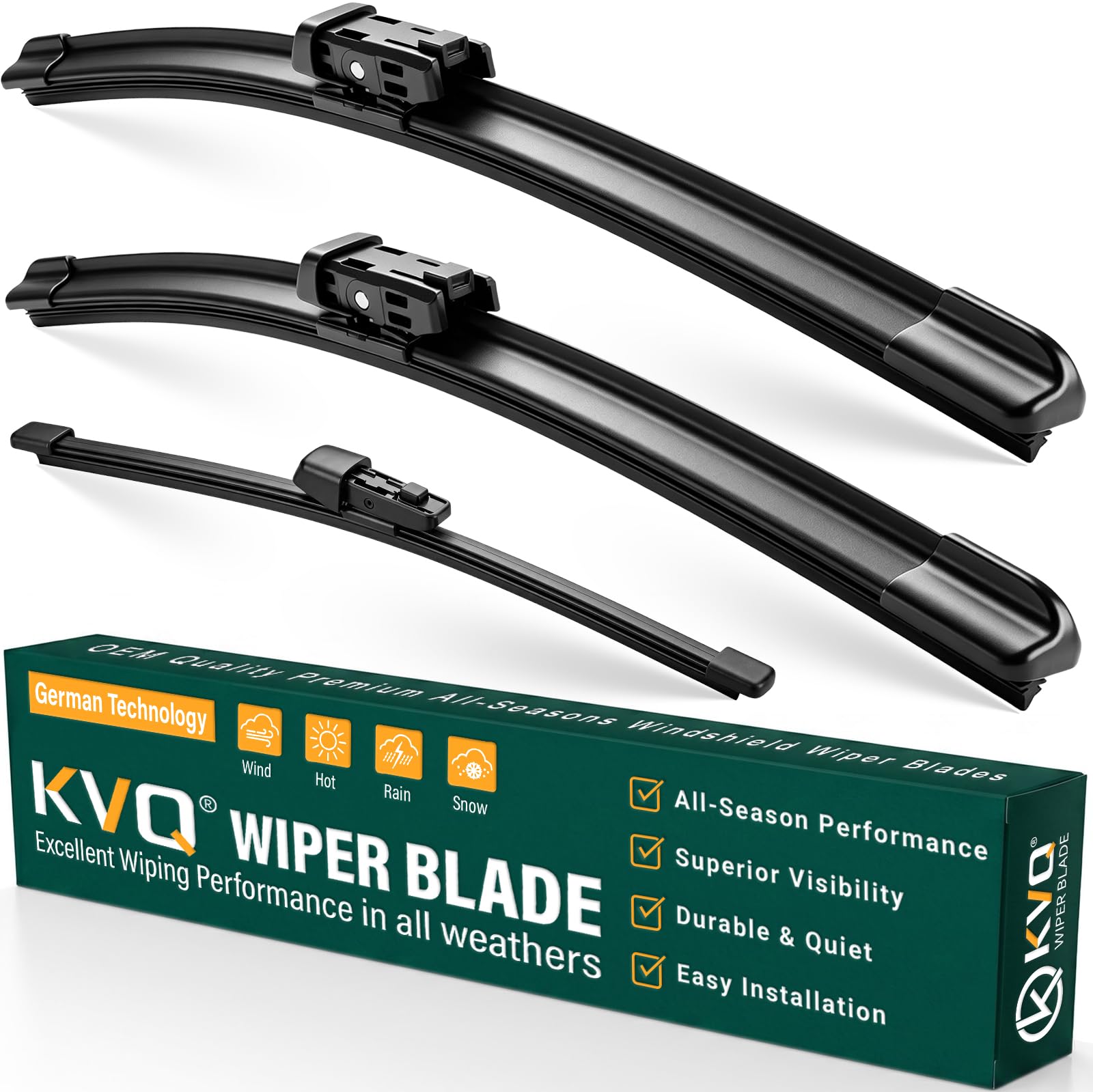Windshield Wiper Blades Replacement for VW Volkswagen Atlas 2018-2023 2024