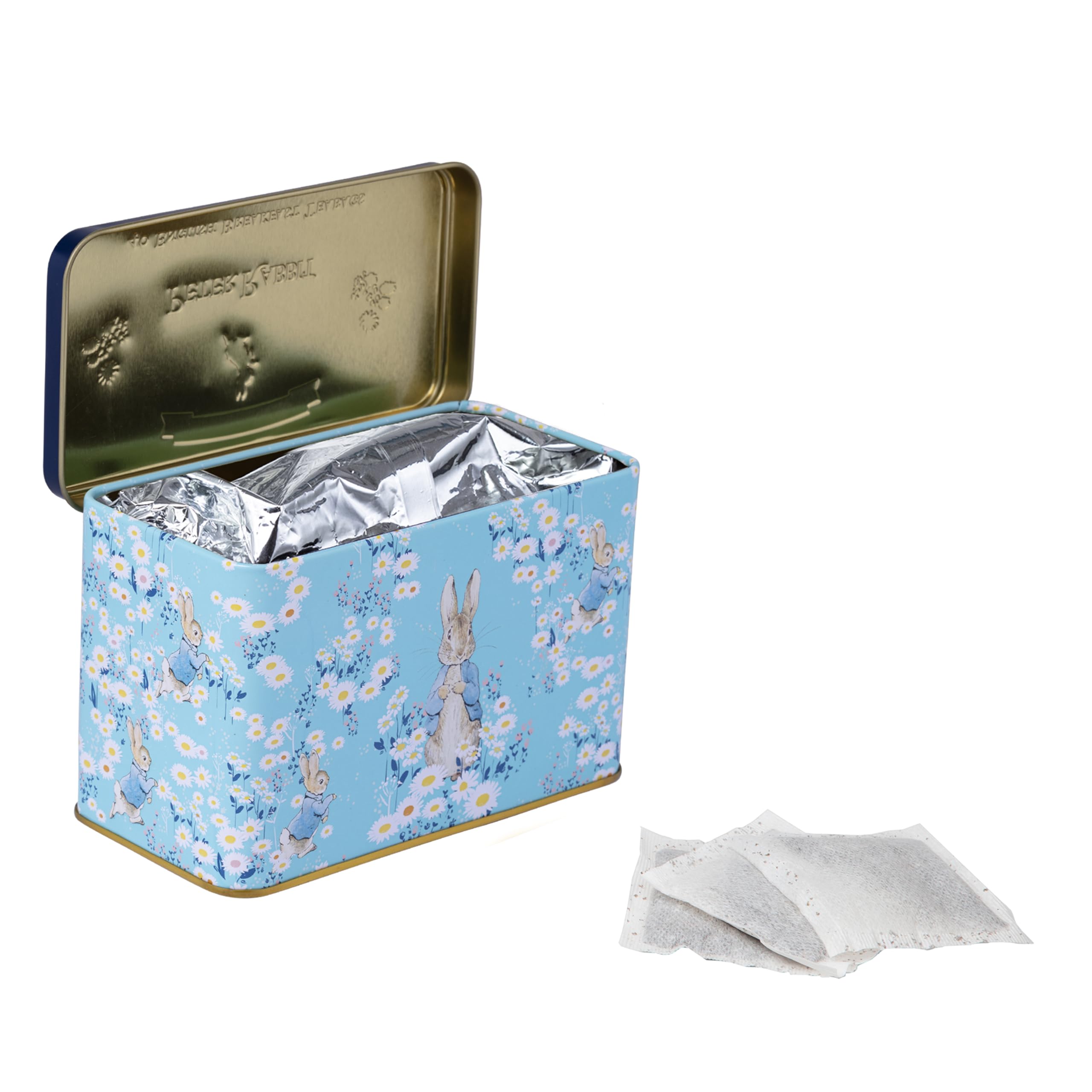 New English Teas Pudełko na herbatę Peter Rabbit z 40 torebkami angielskiej herbaty