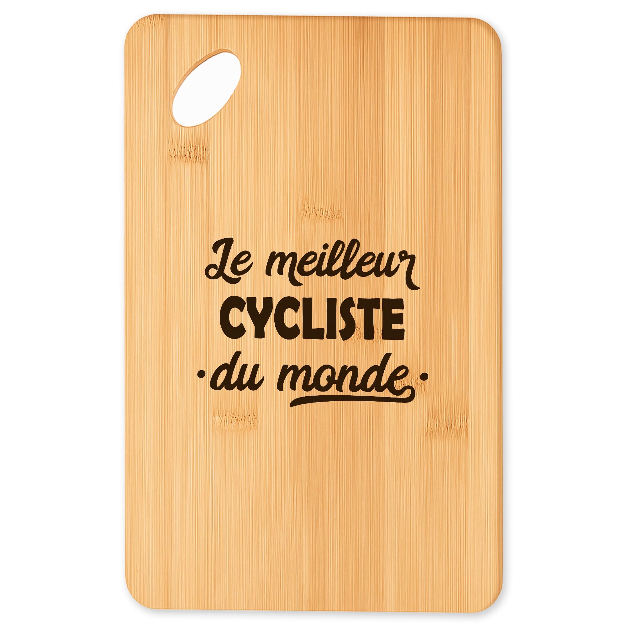 Planche à découper robuste en bambou avec surface de présentation