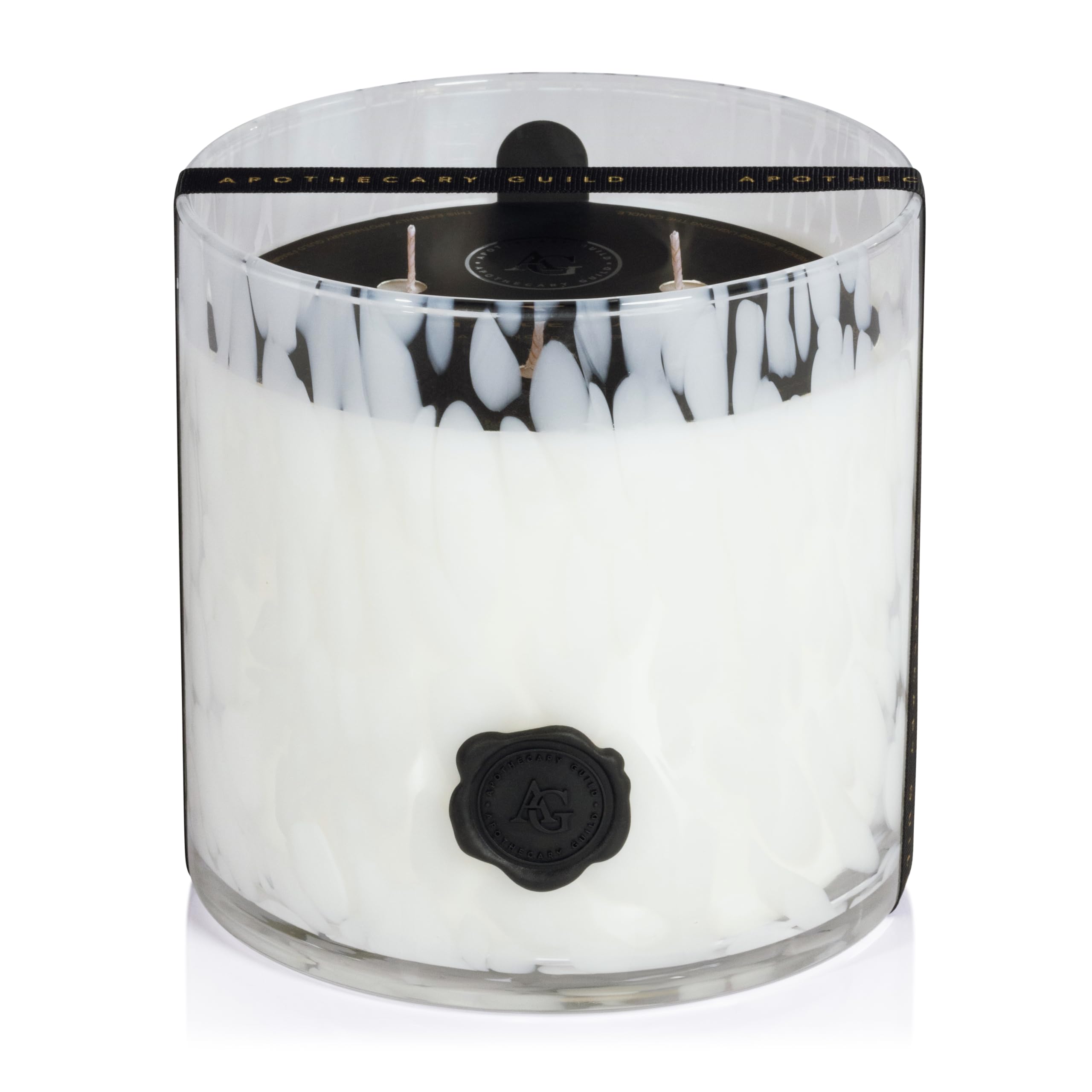 Amazon.com: Zodax Apothecary Guild Opal Glass Jar Candle, 50 oz, 3