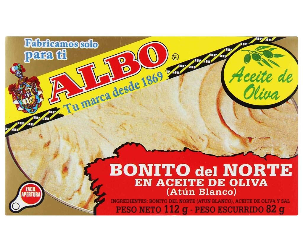 ALBO White Tuna in Olive Oil 112g. Pack 5 units