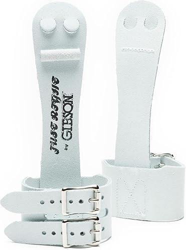 Gibson Just Right - Agarres de gimnasia irregulares para niñas, agarres de cuero duradero para barras de gimnasia para niños, equipo y accesorios de