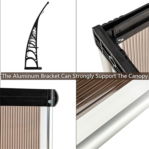 Miniatura 3 de Mejores toldos para patio, ventana de toldo al aire libre, toldos de puerta, toldo exterior de aluminio para patio, toldo para patio, protección