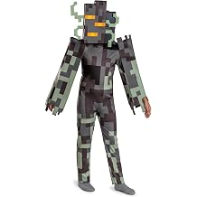 Disguise Minecraft Creaking Costume for Kids, Officially Licensed Halloween Costume Jumpsuit with Headpiece