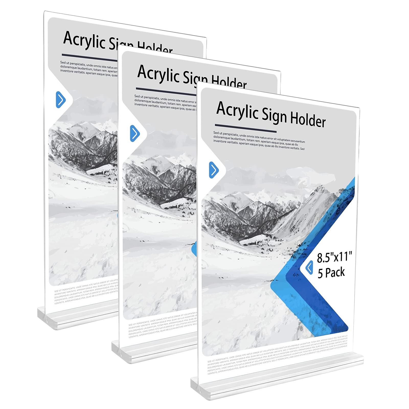 Buy Acrylic Sign Holder Clear Sign Holder, Plastic Display Stand, Paper