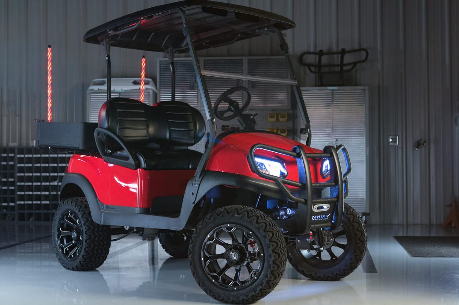 MADJAX Heavy Duty Club Car Tempo/Onward Golf Cart Brush Guard | Compatible with 2017-Up Tempo & 2018-Up Onward Models