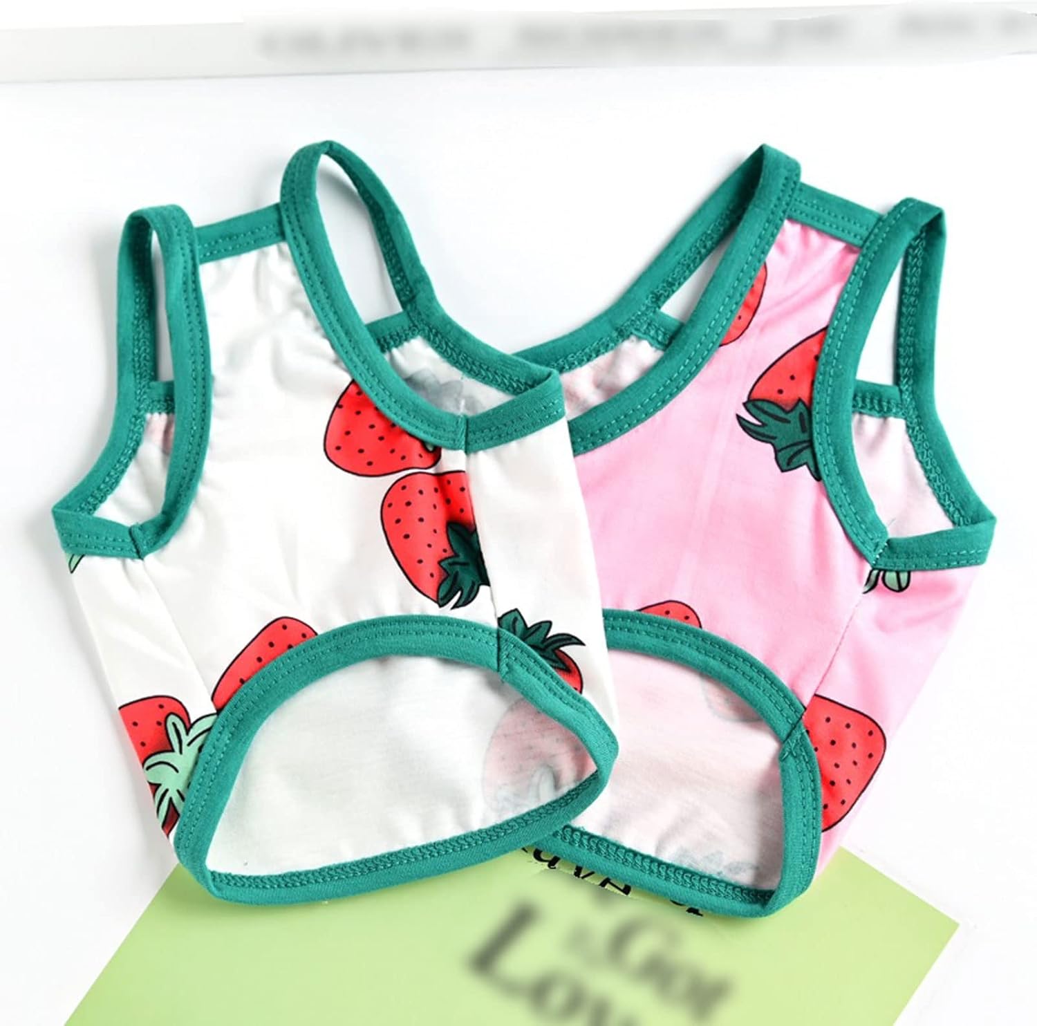 Dog Costumes Dog Vest Clothes Spring Summer Pets Outfits Cooling Clothes for Small Dogs Pet T Shirt Soft Puppy Dogs Clothes Shirts (Color : Pink, Size : X-Large)