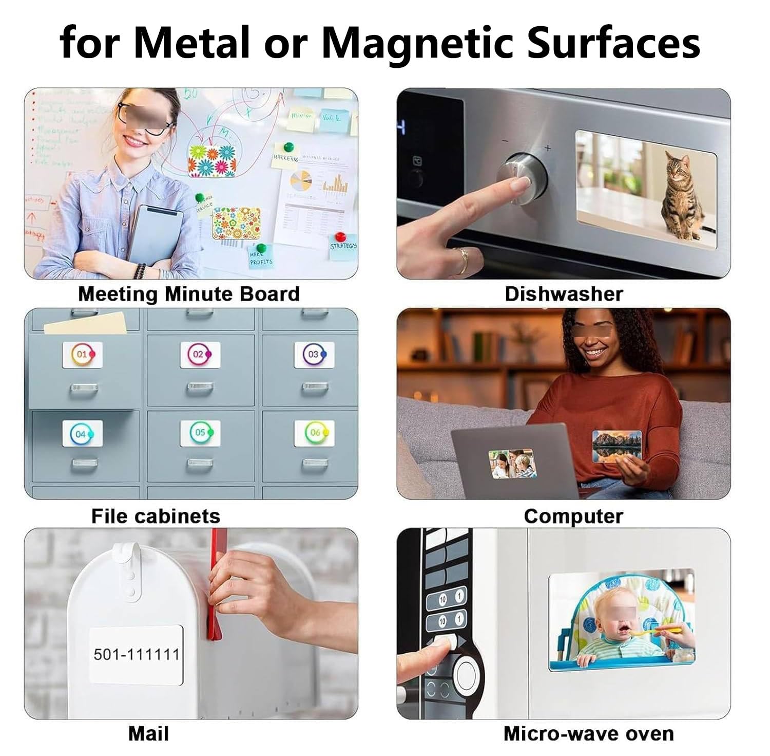 Kit para Hacer Imanes Rectangulares de 3,1 X 2 Pulgadas para Refrigerador, MáQuina para Hacer CalcomaníAs, Prensa para Fotos e Insignias con 100 Consumibles