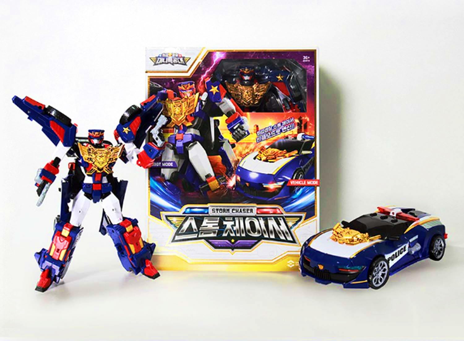 SSmall Miniforce Super Cops Storm Chaser Police Sport Car