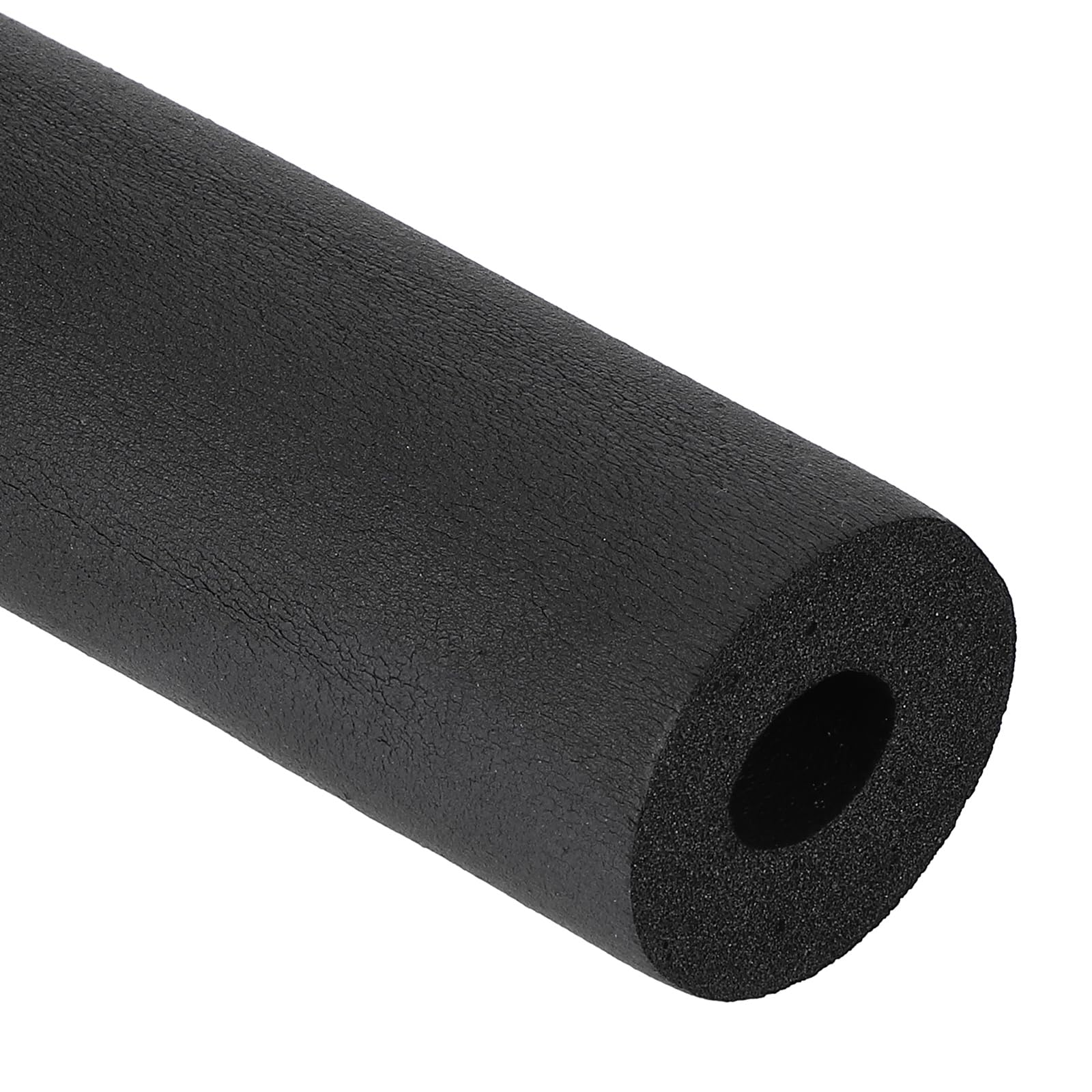 PATIKIL 3/4" (20mm) ID x 6.6Ft x 0.59" Pipe Insulation Foam Tube, Pipe Cover Wrap Roll Bar Tubing for Handle Grip HVAC Air Conditioner Units, Black