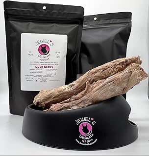 100% All Natural Freeze Dried RAW Duck Neck Treats for Dogs