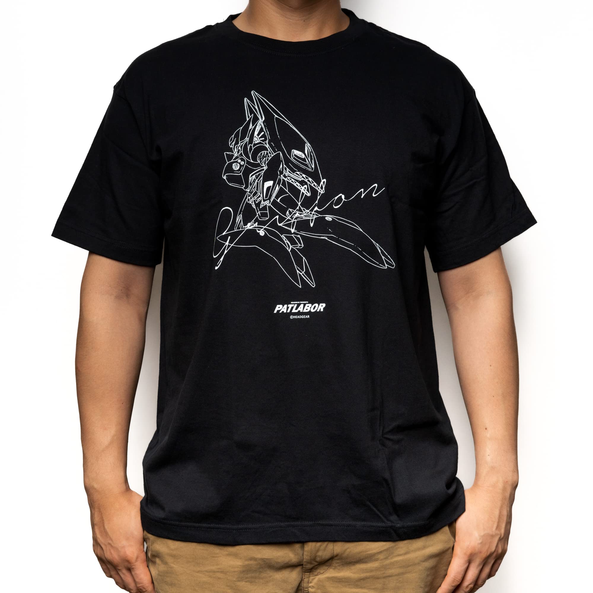 Amazon.co.jp: 【機動警察パトレイバー】Tシャツ（グリフォン_線画