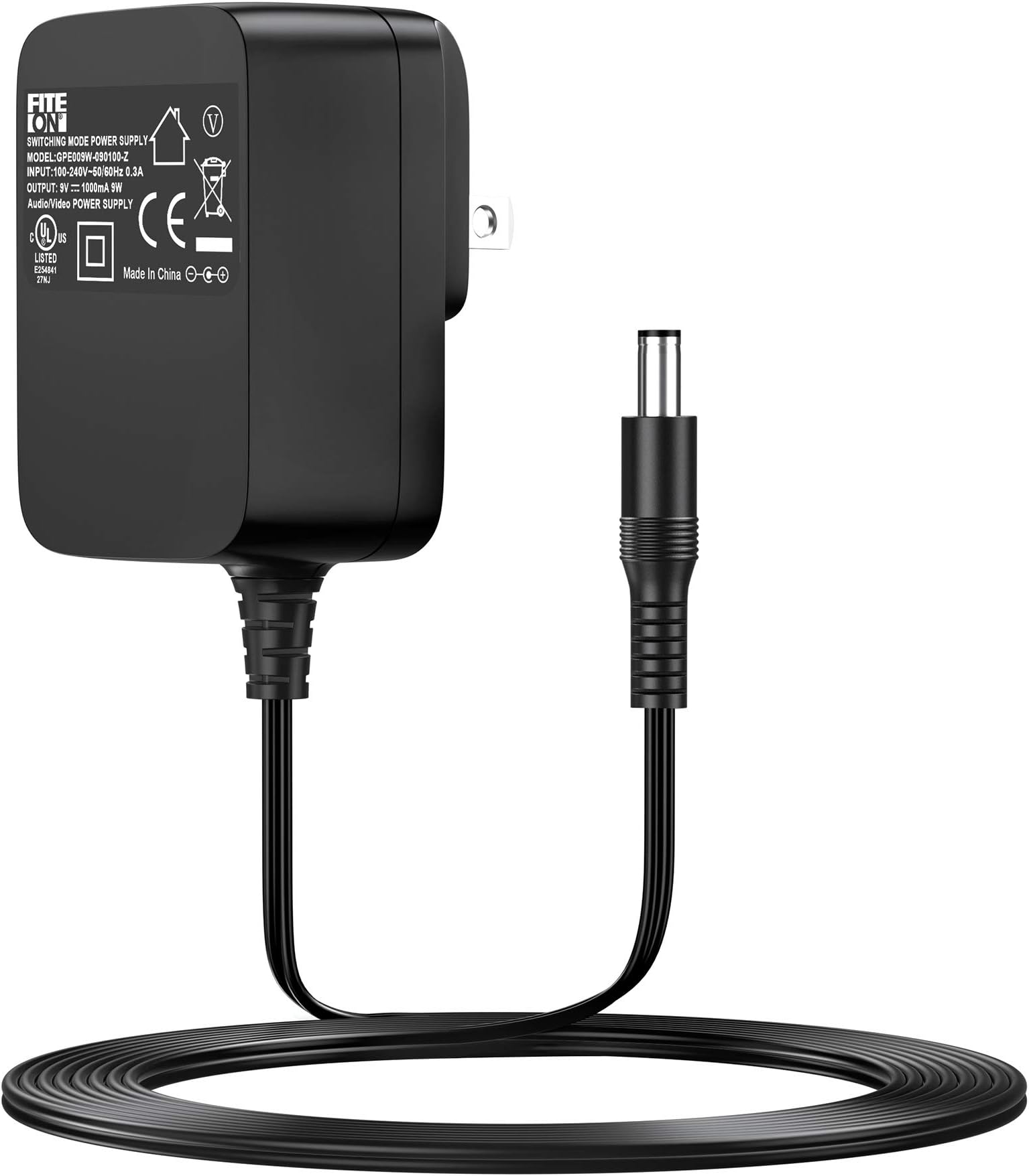 9V AC Adapter Replacement for Alesis Command Mesh Kit Alesis Debut Kit Alesis DM10 Alesis Nitro Drum Module Electronic Drum Module Power Supply Cord