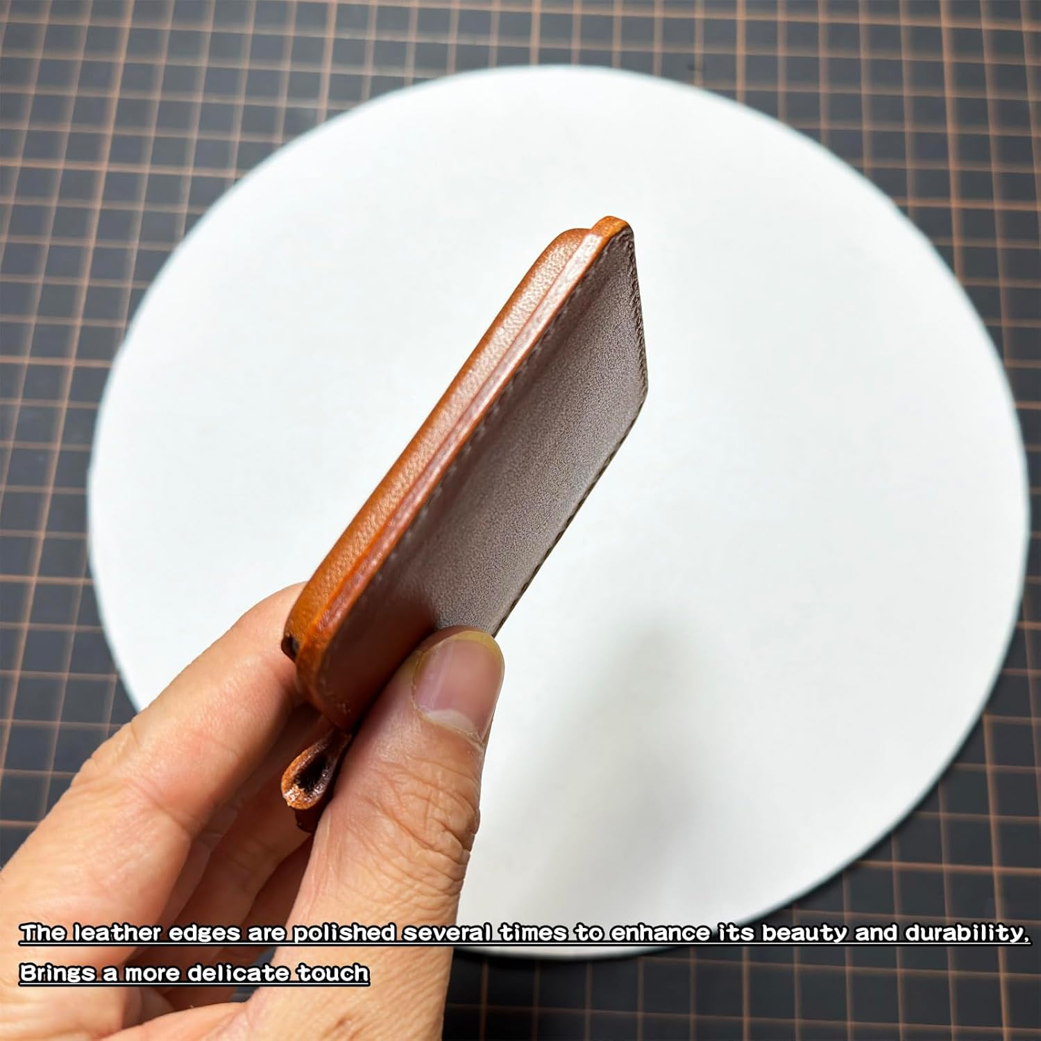 for iPod Nano 3 case, Leather Handmade Nano 3rd Generation Leather case (挂钩/棕色)