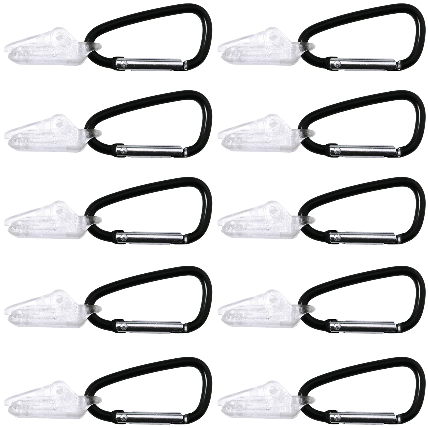 10pcs Mini Clamp Tarp Awning Clamp Set Tarp Clips Crocodile Tent Awning Clamps Set Trap Clips Jaw Tent Snaps Camping Clamp Clips Lock Grip Instant Clip for Camping Canopy Tarps Caravan