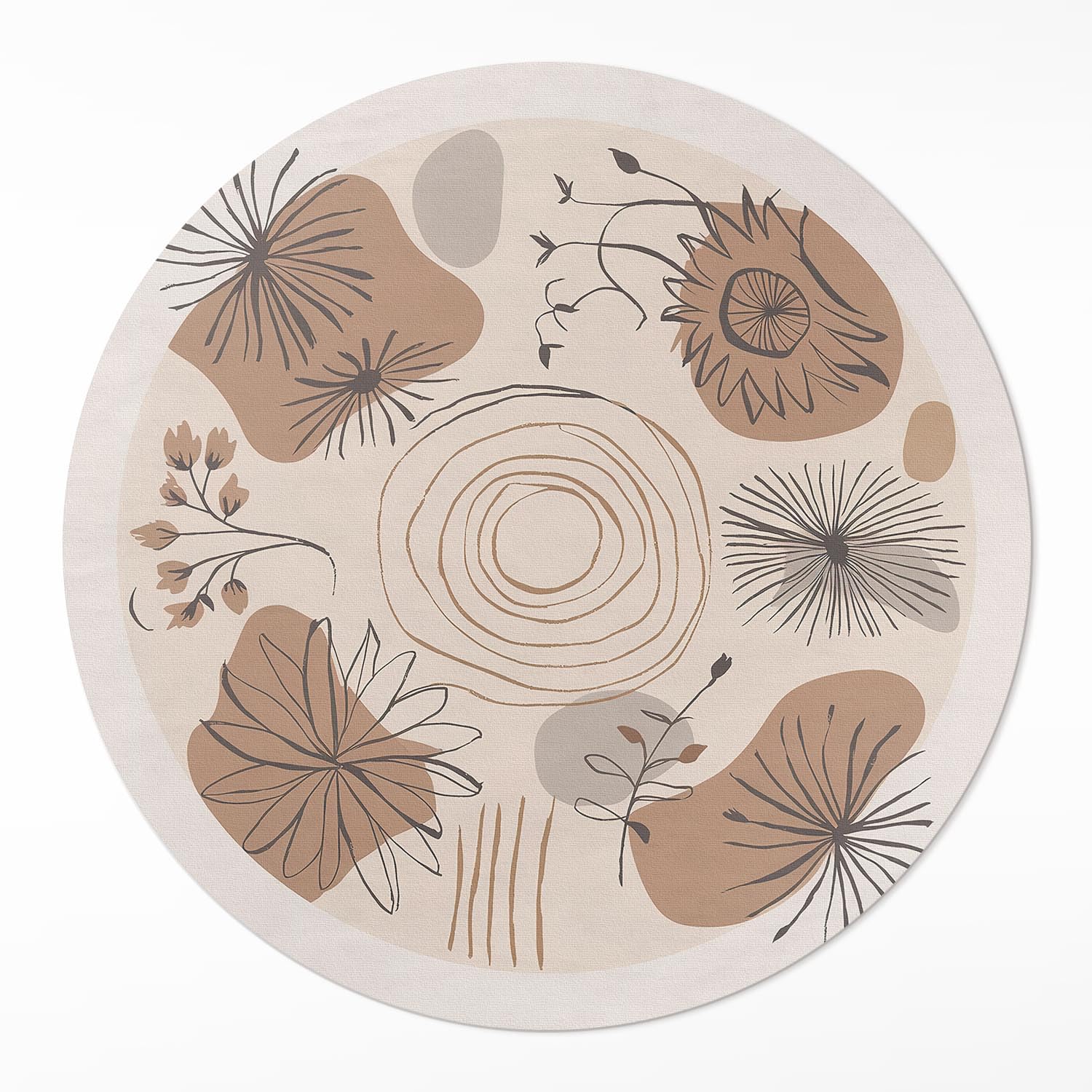 Tapis de sol vinyle élégant en PVC durable au design raffiné pour chambre et séjour