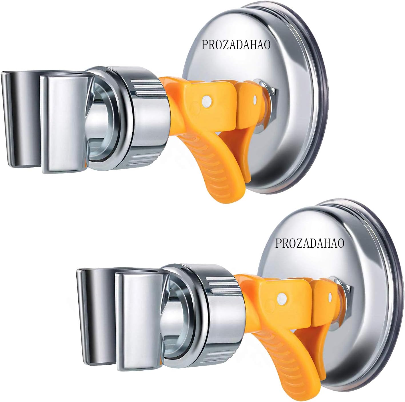 OUO Adjustable Shower Head Holder, Bathroom Suction Cup Handheld Shower Head Bracket, Removable