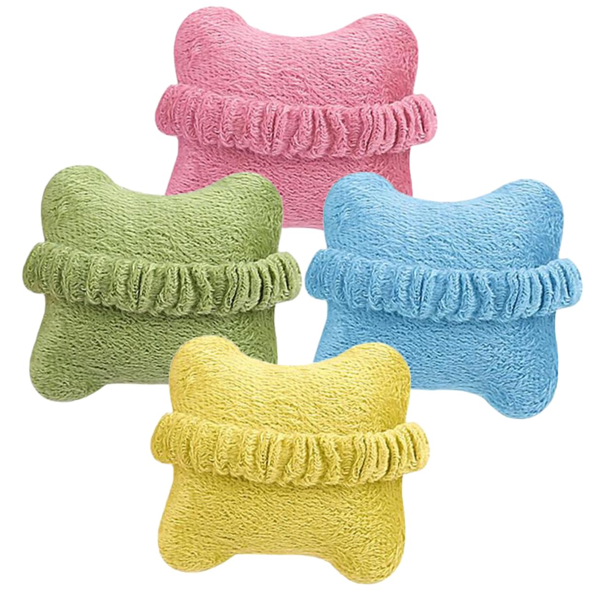 Operitacx 5 Set Supporto Da Polso Da Tavolo Piccolo Cuscino Da Polso Per Decompressione Mouse 4 Pezzi Tastiera Meccanica Senza Fili Mouse Cablato Mouse Da Gioco Cotone Di Seta 4 Pezzi * 5