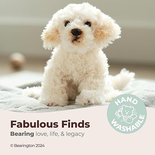 Vista 15 de Bearington Lovely Doodles - Animal de peluche de caramelo de 14 pulgadas para cachorros, juguetes de peluche para niños, peluches Goldendoodle